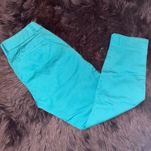 J. Crew Turquoise Trousers